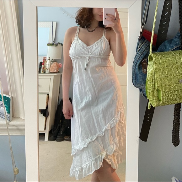 Dresses | White Midi Sundress | Poshmark